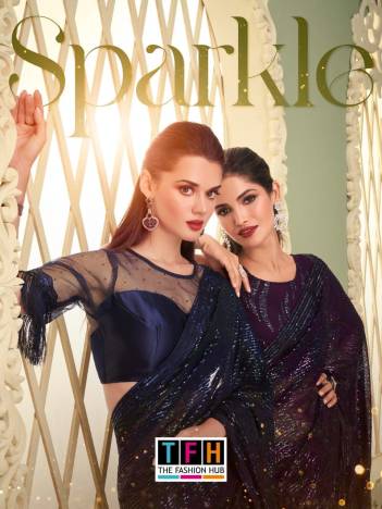 Sparkle Vol 3 By TFH Designer Partywear Saree Collection